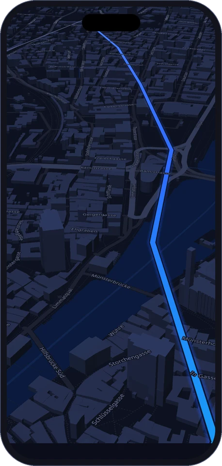 3D-Navigationsansicht